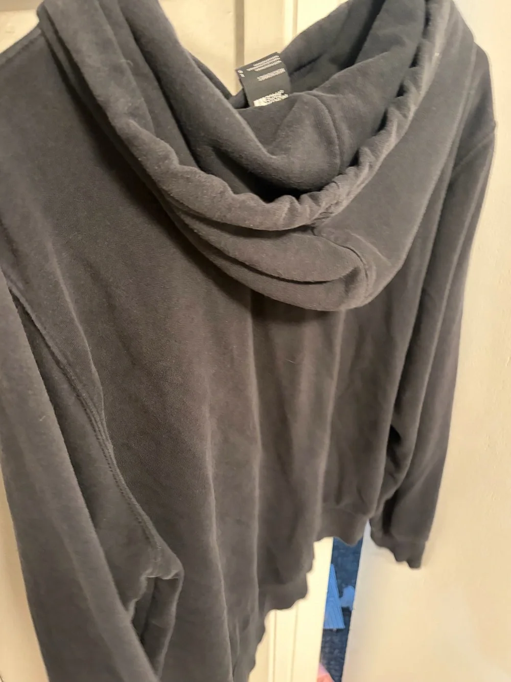 The North Face Black Pullover Hoodie with White Logo
